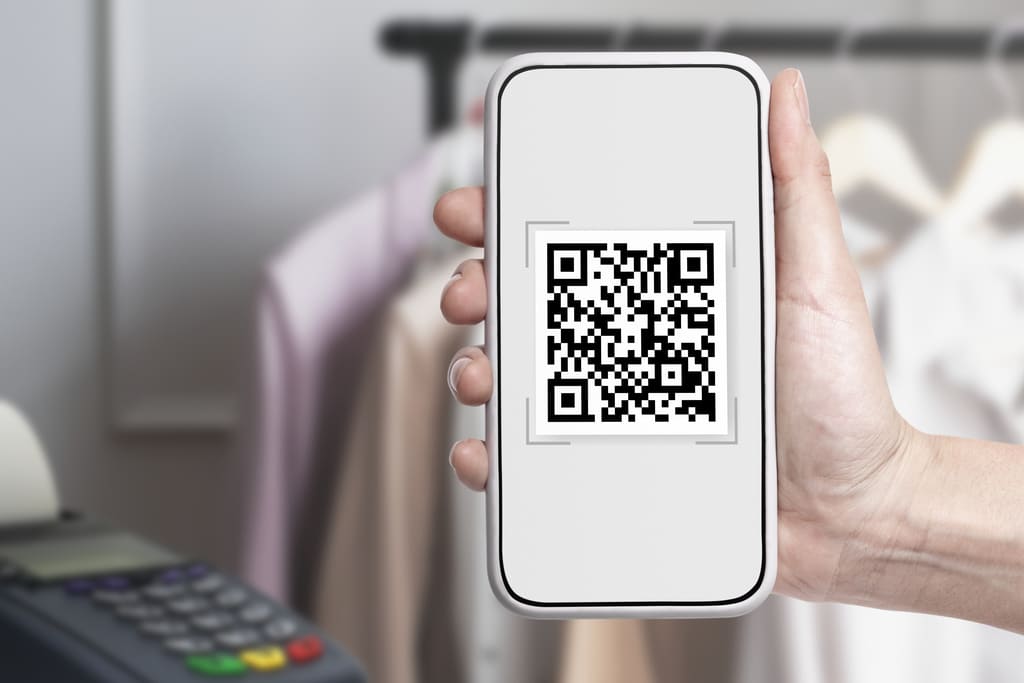 Оплата с помощью QR кода